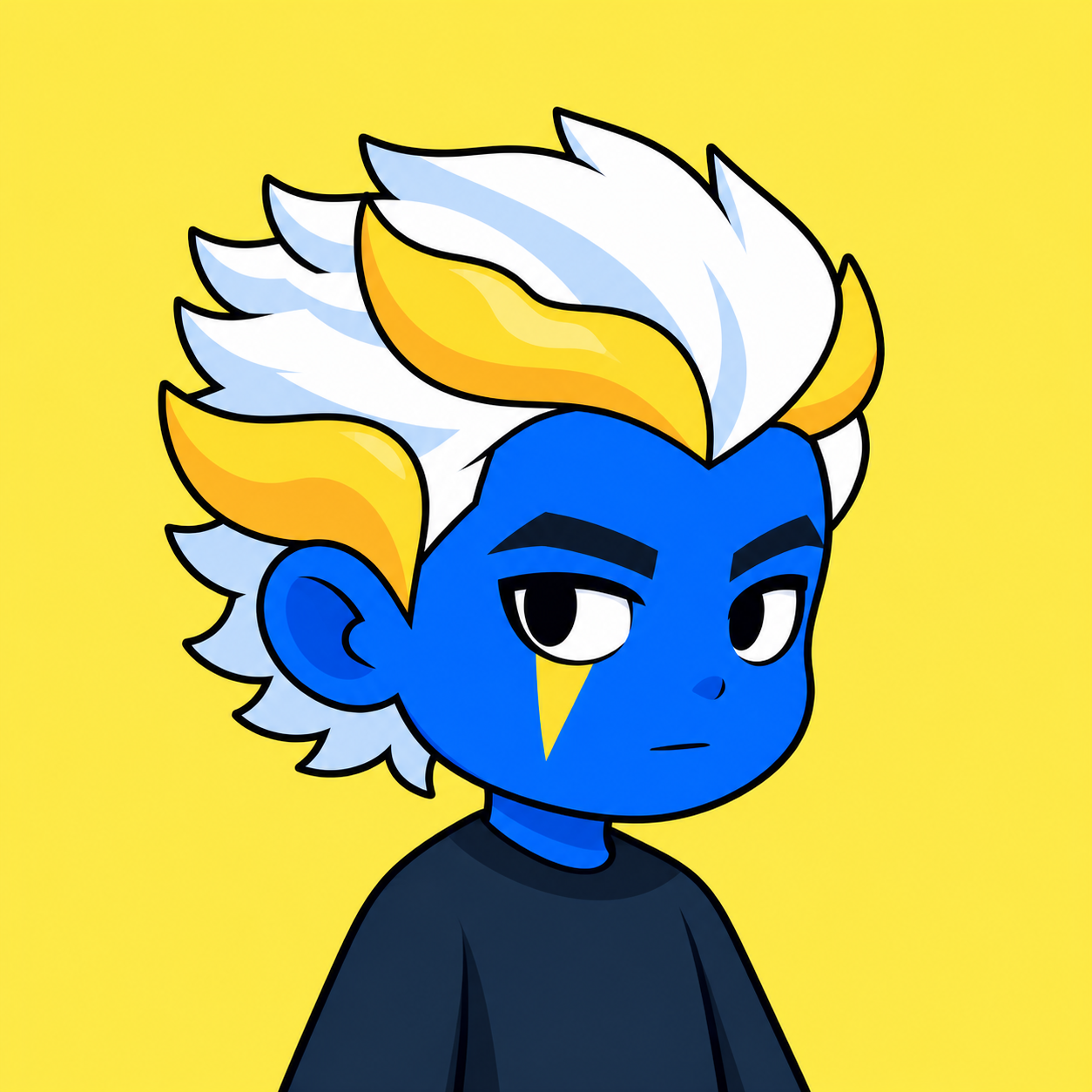 Illustrated character of Galang Ferm